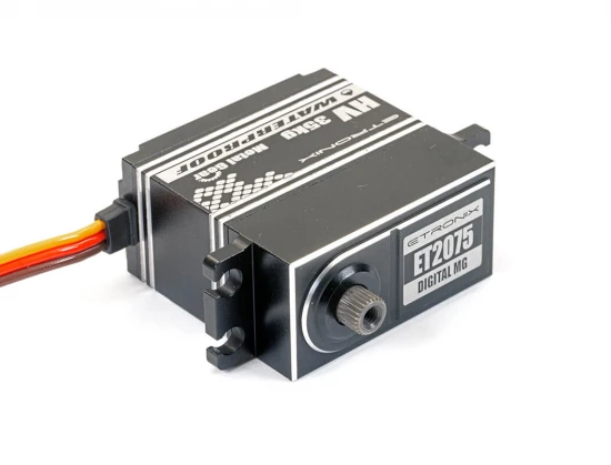 eTronix 2075 Digital HV CNC Waterproof MG Servo - 35Kg 0.11s