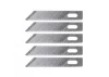 Excel #5 Angled Chisel Blade, Shank 0.25 (0.58 cm) (5pcs) (Carded)