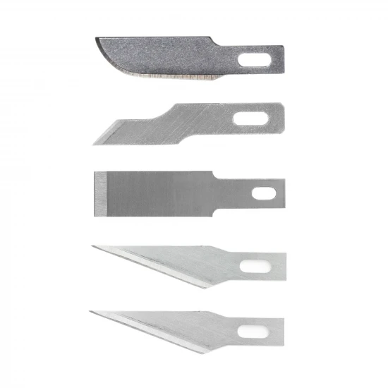 Excel Assorted Light Duty Blades (#10, #16, #17, 2x #11),Shank 0.25 (0.58 cm) (5pcs) (Carded)
