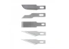 Excel Assorted Light Duty Blades (#10, #16, #17, 2x #11),Shank 0.25 (0.58 cm) (5pcs) (Carded)