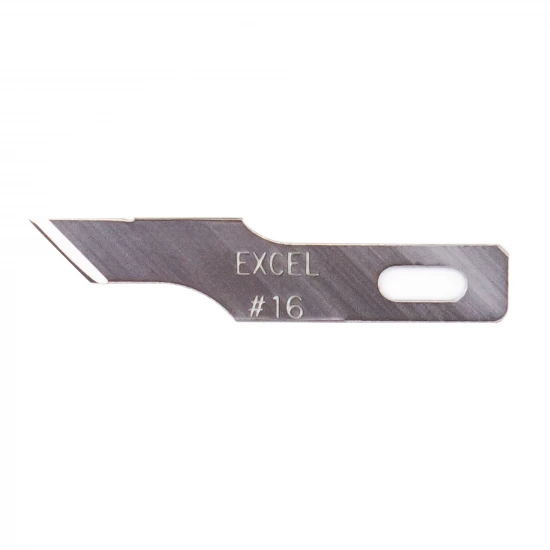 Excel #16 Stencil Edge Blade, Shank 0.25 (0.58 cm) (5pcs) (Carded)