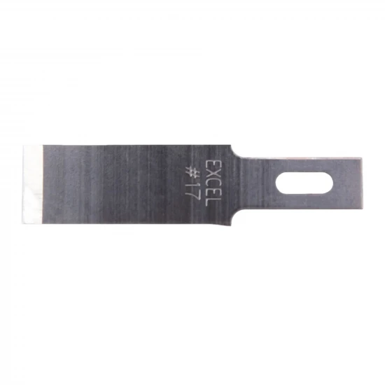 Excel #17 3/8in Chisel Blade, Shank 0.25 (0.58 cm) (5pcs) (Carded)