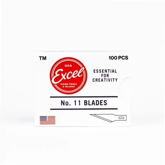 Excel 11 Double Honed Blades (100pcs)
