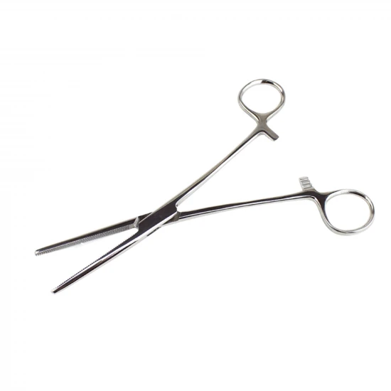 Excel 7.5in Straight Nose Stainless Steel Hemostats (Carded)