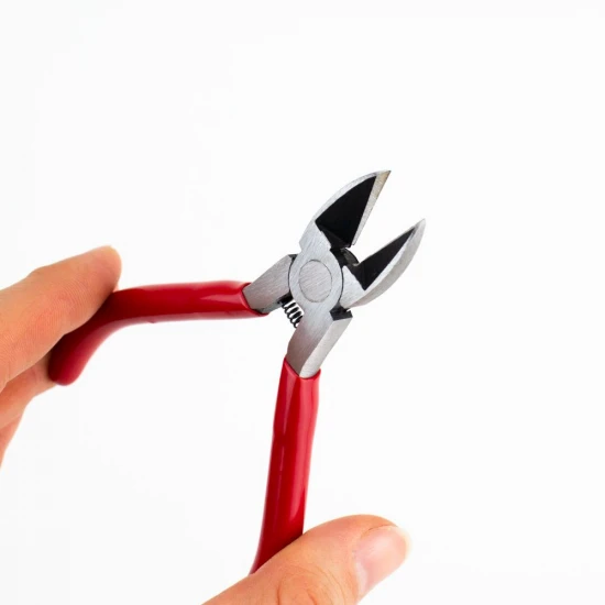 Excel 4.5in Spring Loaded Soft Grip Plier, Wire Cutter (Carded)