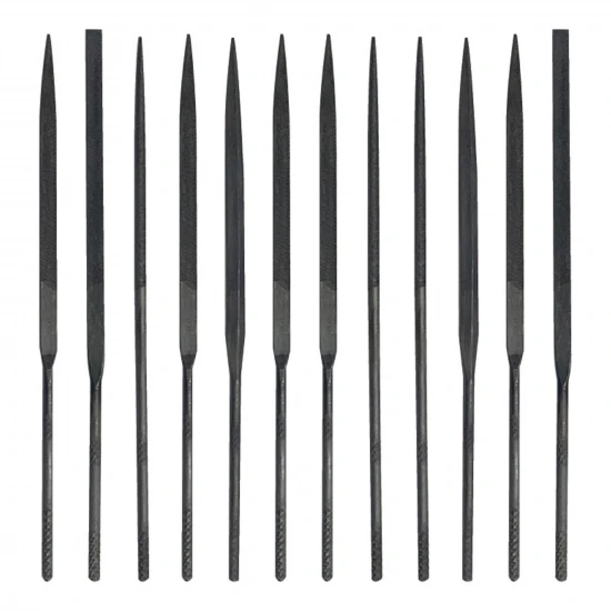 Excel 4in (10.1cm) Assorted Mini Files, Cut #2 (12pcs) (Pouch)