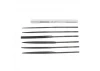 Excel Assorted File Set with Handle, Cut #2 with Square, Round, Halfround, Equaling, Knife and Flat (6pcs) (Carded)