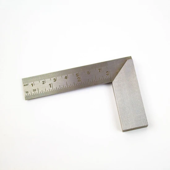 Excel 3in (7.62cm) Precision Carbon Steel Machine Square (Bulk)