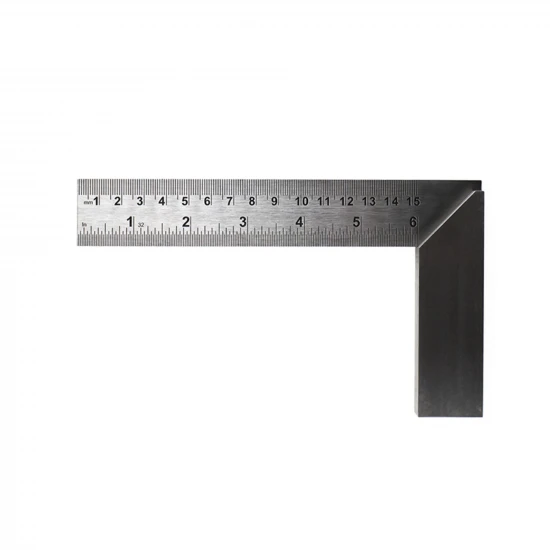 Excel 6in (15.24cm) Precision Carbon Steel Machine Square(Bulk)