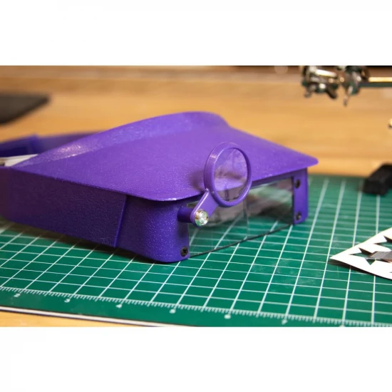 Excel High Quality Deluxe Magna Visors, Purple (Boxed)