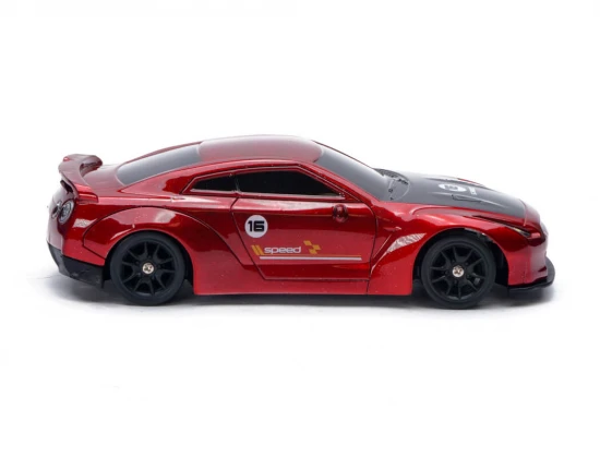E-Zee RC 1:43 Lighting GTR 4WD Drift Car With Gyro - Red