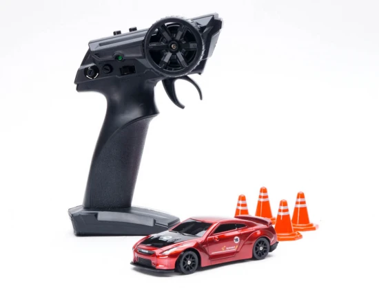 E-Zee RC 1:43 Lighting GTR 4WD Drift Car With Gyro - Red