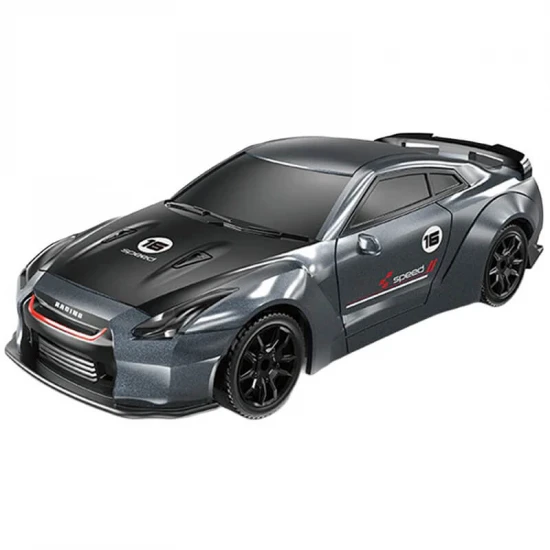 E-Zee RC 1:43 Lighting GTR 4WD Drift Car With Gyro - Silver