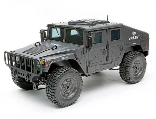 E-Zee RC 1:16 4WD RC Hummer Military Truck - Black