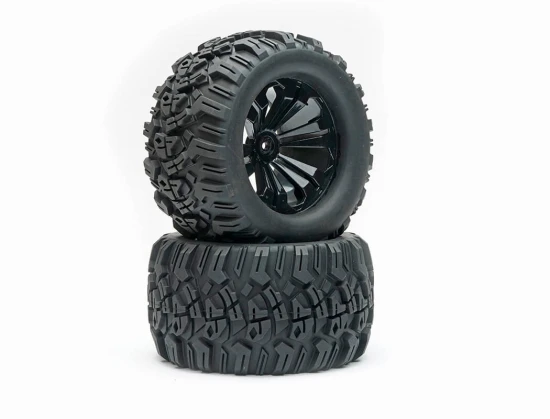 Fastrax 1:10 Mimic Truck Tyre Mounted Split-Spoke (12mm Hex)