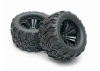 Fastrax 1:10 Mimic Truck Tyre Mounted Split-Spoke (12mm Hex)