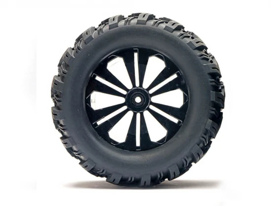 Fastrax 1:10 Mimic Truck Tyre Mounted Split-Spoke (12mm Hex)