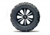 Fastrax 1:10 Mimic Truck Tyre Mounted Split-Spoke (12mm Hex)