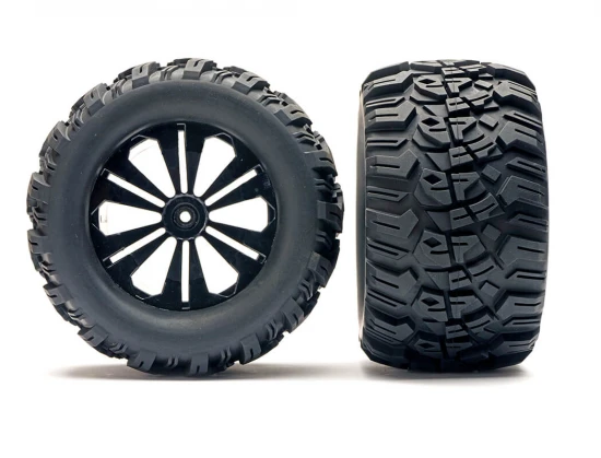 Fastrax 1:10 Mimic Truck Tyre Mounted Split-Spoke (12mm Hex)