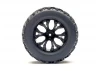 Fastrax 1:10 T-Bone Truck Tyre Mounted Split-Spoke (12mm Hex)