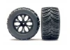 Fastrax 1:10 T-Bone Truck Tyre Mounted Split-Spoke (12mm Hex)
