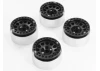 Fastrax Aluminium Beadlock Sixo 1.9 Wheels - Black (4Pc)