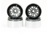 Fastrax Aluminium Beadlock Sixo 1.9 Wheels - Grey (4Pc)