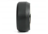 Fastrax 1:10 (4) Drift D3 Tyre With 9mm 6-Spoke Wheel - Black Chrome