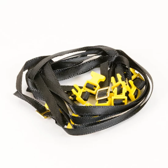 Fastrax Adjustable Luggage Buckle Straps 400mm 5Pc-Yellow