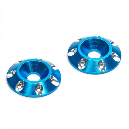 Fastrax 1:8 Wing Washers - Blue