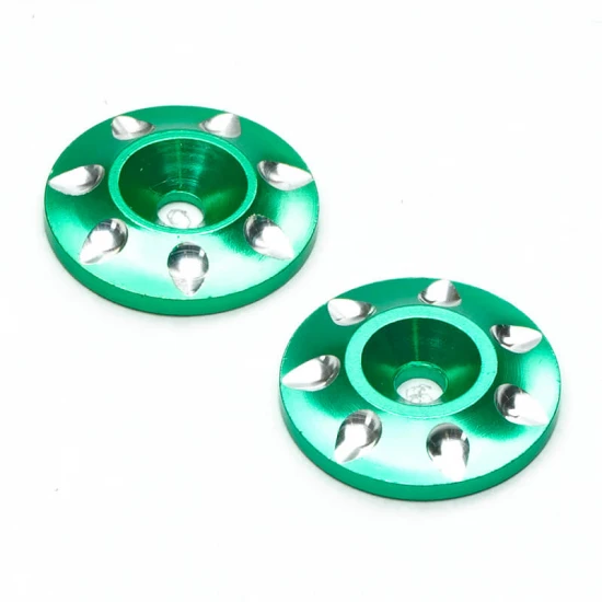 Fastrax 1:8 Wing Washers - Green