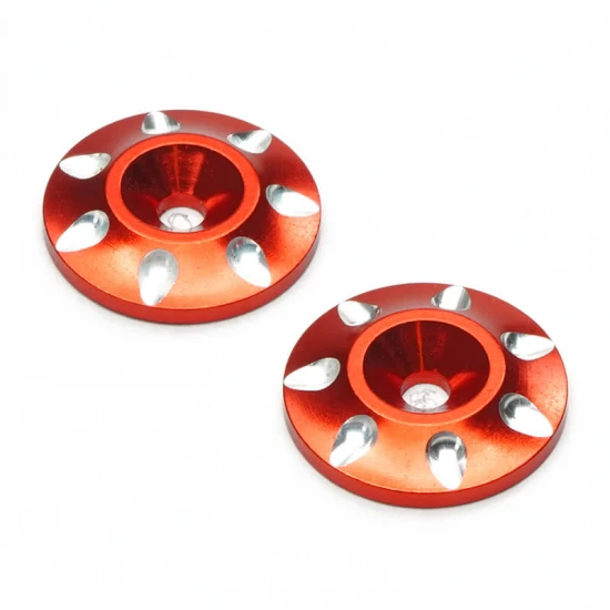 Fastrax 1:8 Wing Washers - Red
