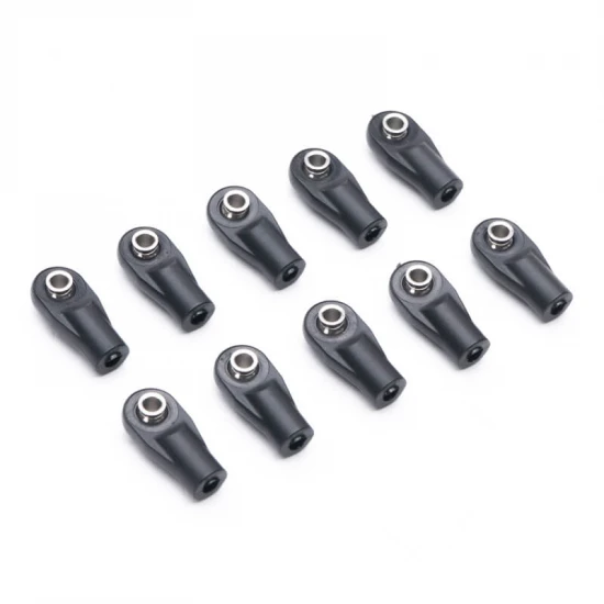 Fastrax Straight Nylon Rod Ends 22.5X10mm M4 Screw (10Pcs)