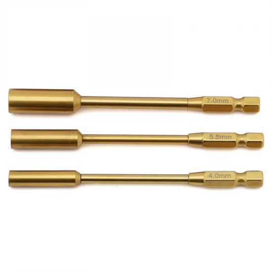 Fastrax Nut Bit Set 4.0/5.5/7.0mm For Electric Screwdriver