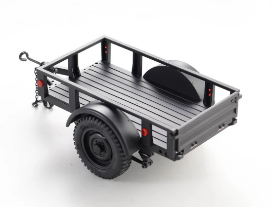 FMS 1:18 / 1:12 Utility Trailer C - Black