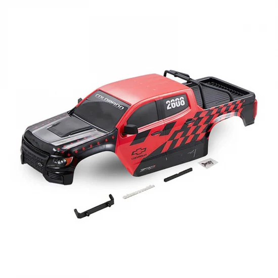 FMS FMT10 11021Rs Car Body Assembly (Red/Black)