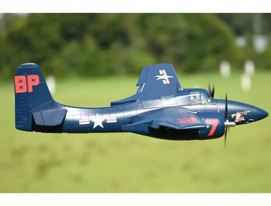 FMS F7F Tigercat 1700mm - PNP Blue &mdash; image 4 of 9