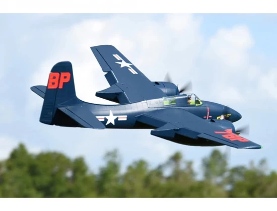 FMS F7F Tigercat 1700mm - PNP Blue &mdash; image 5 of 9