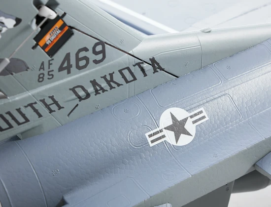 FMS F-16 Grey 64mm EDF - PNP — image 5 of 12