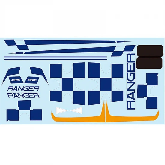FMS Ranger V2 Decal Sheet - Yellow