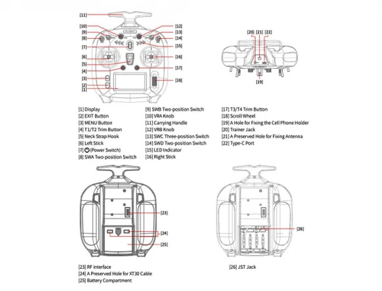 FlySky FS-ST8 Transmitter with SR8 Receiver