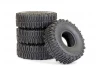 Fastrax TRX-4M Super Swamper Tyres and Foams 60x21mm (4)