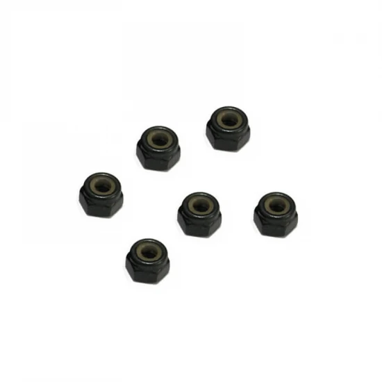 FTX Nylon Nut M2.5 (6Pc) - Black