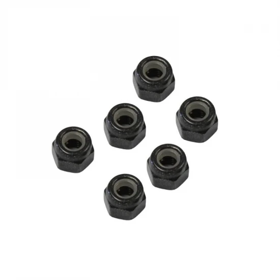FTX Nylon Nut M4 (6Pc) - Black