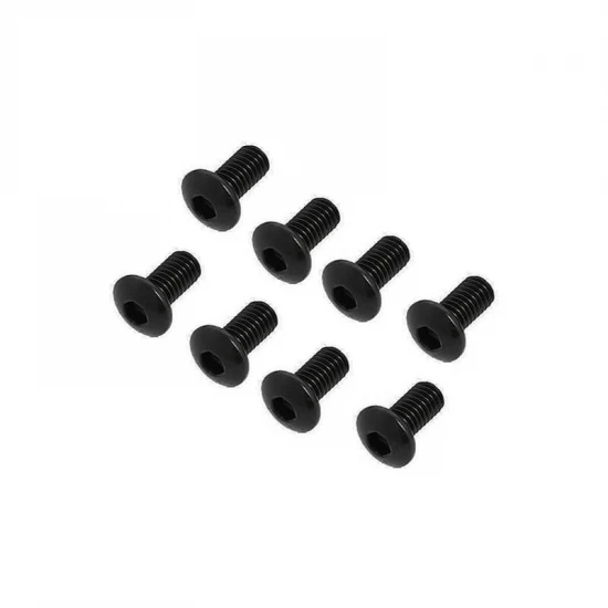 FTX Button Head Hex Screw M3 X 6mm (8Pc)