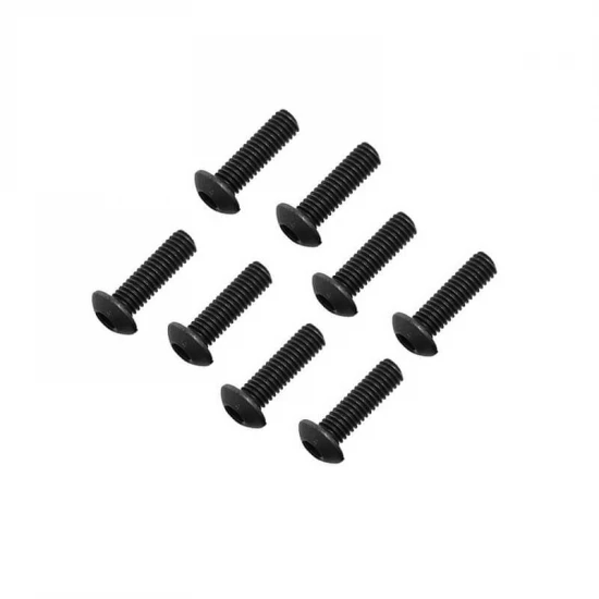FTX Button Head Hex Screw M3 X 10mm (8Pc)