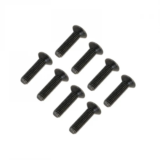 FTX Flat Head Hex Screw M3X10mm (8Pc)