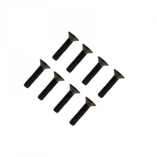 FTX Flat Head Hex Screw M4X20mm (8Pc)