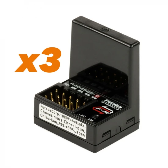 Futaba T10PX With 3x R404SBSE Receivers