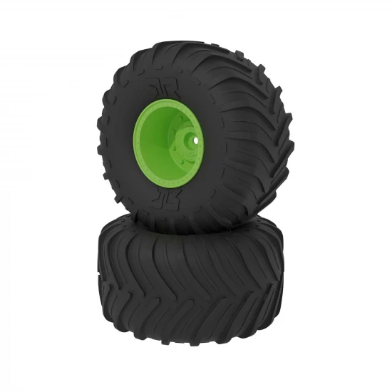 dBoots Chevron MT Tire Set - Glued - Green